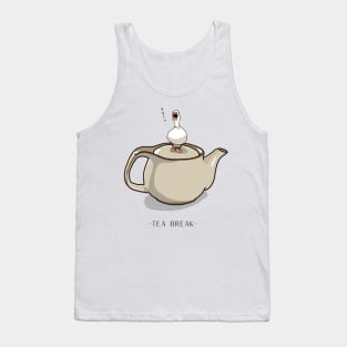 Tea Break with Duck Tank Top